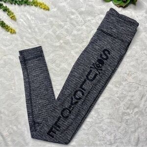 Lululemon x Soulcycle Wunder Under Full Leggings in Heathered Grey Herringbone 2